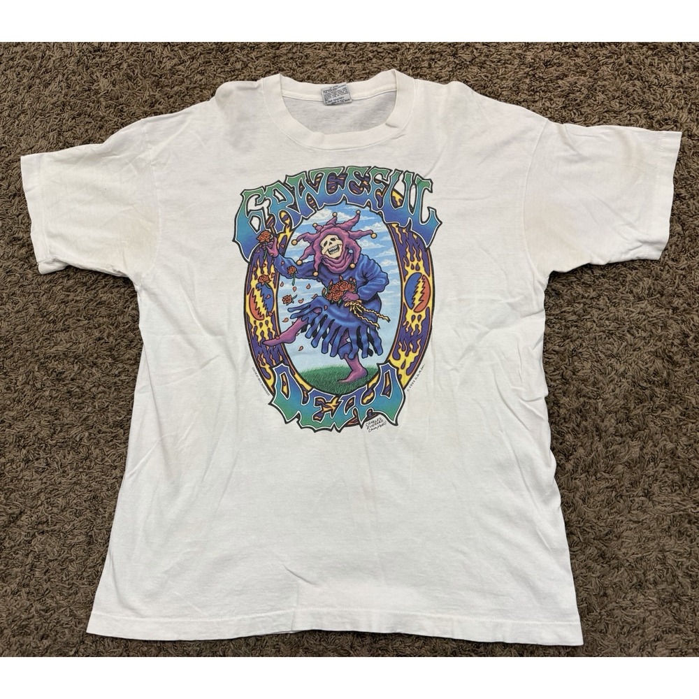 VTG Original Grateful Dead Jester Seasons Of The Dead Endless Tour 1993 Shirt L